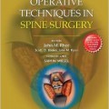 دانلود کتاب تکنیک های اعمال جراحی ستون فقرات <br>Operative Techniques in Spine Surgery, 1ed