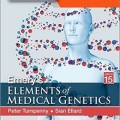 دانلود کتاب عناصر ژنتیک پزشکی اِمِری (ویرایش 2017)<br>Emery's Elements of Medical Genetics, 15ed