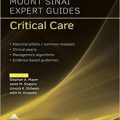 دانلود کتاب راهنمای مراقبت های بحرانی مونت سینای<br>Mount Sinai Expert Guides: Critical Care, 1ed