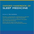 دانلود کتاب راهنمای پزشکی خواب آکسفورد<br>Oxford Handbook of Sleep Medicine, 1ed