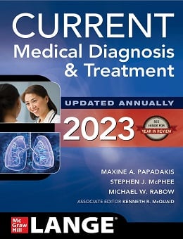 دانلود کتاب CURRENT Medical Diagnosis and Treatment 2023, 62ed