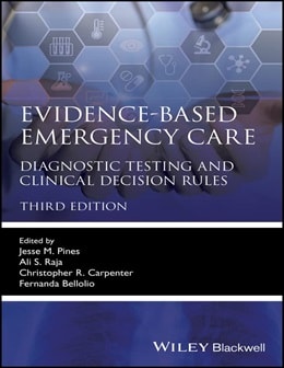 دانلود کتاب Evidence-Based Emergency Care: Diagnostic Testing and Clinical Decision Rules, 3ed