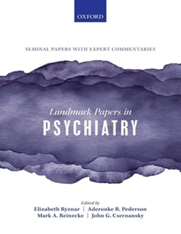 دانلود کتاب Landmark Papers in Psychiatry, 1ed