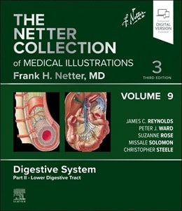 دانلود کتاب The Netter Collection of Medical Illustrations: Digestive System, Volume 9, Part II – Lower Digestive Tract, 3ed