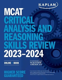 دانلود کتاب MCAT Critical Analysis and Reasoning Skills Review 2023-2024