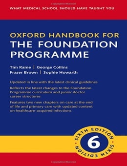 دانلود کتاب Oxford Handbook for the Foundation Programme 6th Edition