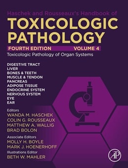 دانلود کتاب Haschek and Rousseaux's Handbook of Toxicologic Pathology, Volume 4: Toxicologic Pathology of Organ Systems 4th Edition