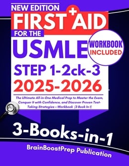 دانلود کتاب First Aid for the USMLE Step 1, 2 ck, and 3 2025-2026