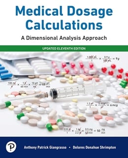 دانلود کتاب Medical Dosage Calculations: A Dimensional Analysis Approach, Updated Edition 11th Edition