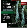 دانلود کتاب جراحی ستون فقرات بنزل: تکنیک، عوارض اجتناب و مدیریت (2 جلدی) + ویدئو<br>Benzel's Spine Surgery: Techniques, Complication Avoidance and Management, 2-Vol, 4ed + Video